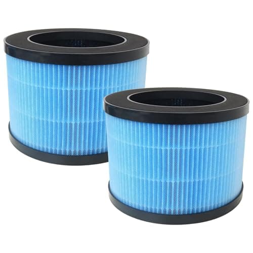 Xspeedonline 2X MK0I MK06 TZ-K1 DH-JH01 HEPA Filter for Tolife TZ-K1, for FreAire KN6391, for Kloudi DH-JH01, for POMORON MJ001H, MJ012H, EPI081/EP1081, for Intelabe EPI080/EP1080 Air Purifier - Blue