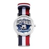 ZMYAPQO Australia Flag 2026 Soccer Football Watches for Men