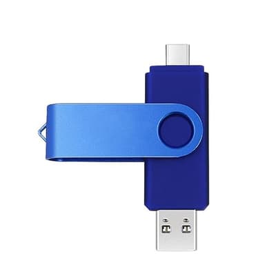 USB Flash Drive 64GB Thumb Drive,USB 2.0 Jump Drive Portable,Pen Drive Metal Swivel,High Speed for Data Storage