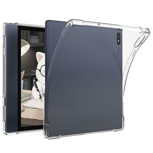 Clear Case for Bigme B7/B7 Pro/7.0"/2025 Ebook Reader, Ultra Slim Soft Flexible TPU Shockproof Impact-Resistant Protective Shell Cover Skin
