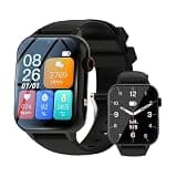Mothdust 4G Smart Watch with GPS Tracker Fall Alert SOS Video Calls Voice Time IP67 Waterproof Remote Tools Safety Wristband for Independent Seniors Elderly Dementia Care(Black)