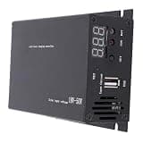 Pssopp Boost MPPT Solar Charge Controller, Aluminum, High Efficiency Solar Panel Regulator with Input Voltage 18V to 50V for Electric Vehicle and Boat