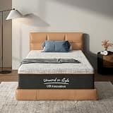 AnoYishev Full Size Mattress in a Box, Green Tea Gel Memory Foam Bed, Fiberglass Free Cooling Mattress, Pressure Relief with Medium Firm Support, Double Mattress (Twin, 10'')