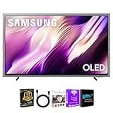 Samsung 55 Inch Class 4K OLED Smart TV with HDMI Cable, 24 Month CPS Warranty & Streaming Bundle, HDR Smart Television, Gaming Ready, WiFi Enabled Entertainment Hub