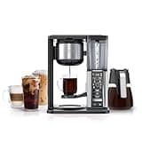 Ninja Specialty Coffee Maker | Includes 10-Cup Carafe, Fold-Away Frother, Permanent Filter & Removable, Dishwasher Safe Reservoir | 6 Brew Styles, 8 Cup to Travel Mug to Pot Sizes | Black | CM401