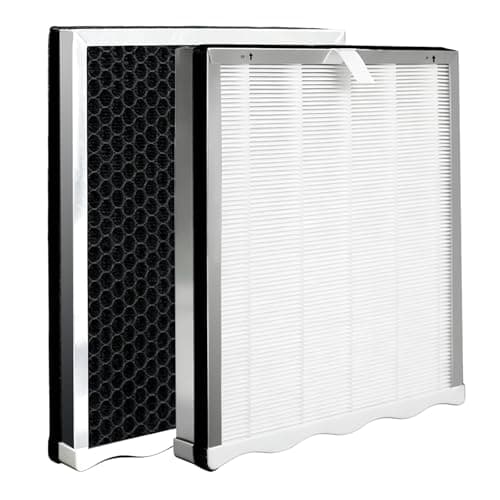 2 Pack APH4000 Replacement Filters Compatible with KNKA APH4000 Air Purifier Replacement Filter, True Activated Carbon Filter