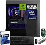 Lenovo Legion Tower 7i Gen 10 Gaming Desktop PC, NVIDIA GeForce RTX 5080 16GB GDDR7, Intel Ultra 9 285K, 128 GB DDR5 5600MT/s, 8 TB SSD, Legion Coldfront Cooling, USB KB, Mouse, Windows 11 Pro