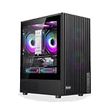 DeXwtzfn Prebuilt Desktop Computer, i5 CPU Up to 3.8GHz, RX550 DDR5 Graphics Card, 16GB DDR3 RAM, 512GB SSD, WiFi 6+BT5.3, Win11 Home Tower PC with 400W PSU