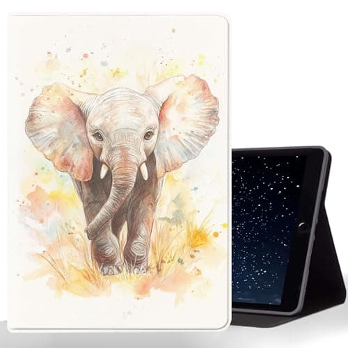 CMZLFHKO Tablet Case for Samsung Galaxy Tab S8/Tab S7 11 Inch Model X700/X706/T870/T875/T878,Shockproof Protective Cover with Stand,Auto Wake/Sleep,Elephant