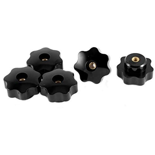 XYWHPGV Plastic Head M6 Female Thread Screw On Tension Nuts Button Handle 5pcs(f74f5 9ea85 5c578 b3a9c 3ed45 c3f2f
