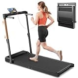 JAGJOG Foldable Treadmill for Home, Compact Storage, Quiet, LED Display, App, 300 LB Capacity, Walking & Running Machine