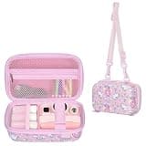 Leayjeen Kids Camera Case Compatible with Dylanto/GKTZ/HiMont/CAMCLID/ESOXOFFORE Kids Instant Print Camera,for Film Camera Storage Christmas Gifts and Birthday Gifts for Kids -Pink Unicorn（Case Only）