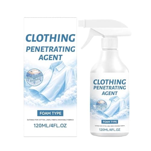 Clothing Cleaner Spray, Stain Remover Penetrant, Laundry Spot Cleaner, Fabric Care Mist, for Home Hotel College Dorm Dormitory Farmhouse Bedroom Bathroom Toilet Stain Removal Use 120ml