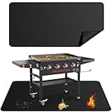 79x39 inches Large Under Grill Mats for Blackstone, Double-Sided Fireproof Outdoor Grill Protective Mat, Oilproof Waterproof BBQ Fire Pit Fireplace Mat