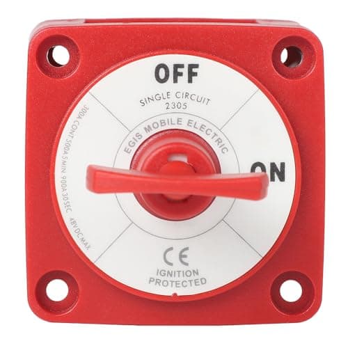 SupplyMount 2305 - Aftermarket Replacement Blue Sea Minibus 100 Ampere Common Busbar 4 X 10-32 Stud Terminal Compatible with Blue Sea Systems