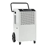 Fnova 154 Pints Commercial Dehumidifier with Pump & Drain Hose, Heavy Duty Commercial Dehumidifier for Up to 7000 Sq. Ft Large Spaces, Large Capacity Industrial Dehumidifier with Auto Defrost