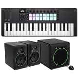 Novation Launchkey Mini 37 with Mackie CRBT and CRSBT Bundles