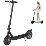 Fcgeoi Electric Scooter, 500W Powerful Motor, 18 MPH Top Speed, 21 Miles Long Range, 8.5" Tires EScooter, Drum Brake, Foldable Lightweight, Commuting Electric Scooter for Adults