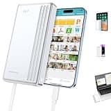 ySky MFi Certified 500G Portable External Hard Drive for iPhone iPad MacBook Windows Computer USB C Android Phones to Backup,Photo Stick for iPhone17/16/15/14/13((one Click Backup)