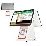 FRANREADER All in ONE Smart Touch Screen Cash Register pos System, for Business Restaurants Retail,Built-in 2 1/4 ’’ (58mm) Thermal Printer White