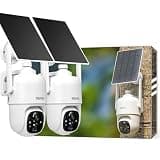 Vicohome 2CQ1 AI 2K Solar Security Camera Wireless Outdoor, Battery Powered,Two Way Audio,Motion Detection, 360° View,Easy to Setup,Color Night Vision,Audible Flashlight Siren,180 Days Care Plan