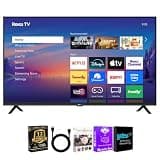 Roku 43 Inch Class Select Series 4K LED Smart TV Smart TV HDR Streaming Television WiFi Voice Remote HDMI Cable Streaming Bundle 12 Month CPS Protection Plan Home