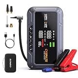 Jump Starter with Air Compressor, 8000A 160 PSI Portable Car Battery Jump Starter with LCD Display, 65W USB-C Fast Charging, All-in-One Emergency Jump Box for All Gas 14L Diesel