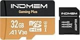 Micro SD Card 32GB High-Speed Performance (90MB/s Read, 25MB/s Write), Compatible with DSLR, Drone, Action Camera & Portable Devices（1 microSD Card +1 Adapter）