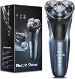 LONKEEN 5D Electric Razor for Men:IPX7 Waterproof Wet or Dry