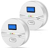 2 Pack Indoor Monitoring Unit, LCD Status Display Device, 85dB Sound Output System, Dual Sensor Configuration, Test Input Button, Power Status Indication, LED Signal Interface