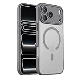 Symcele Designed for iPhone 17 Pro Case, Compatible with MagSafe, [Camera Protection] [15FT Military Drop Protection] Shockproof Translucent Matte Anti-Slip Phone Case, 6.3", Natural Titanium