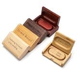 Custom Engraved Wooden USB Flash Drive & Gift Box, USB3.0 Personalized Memory Stick 8GB 16GB 32GB 64GB 128GB Custom Logo Name Date, Gift for Wedding Photographer Grad Xmas Birthday Family Memories
