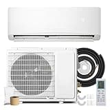 Tehanld 12000 BTU Mini Split Air Conditioner, 17 SEER2 115V Energy Efficient AC Inverter Air Conditioner & Heater Pump System, Cools Up to 750 Sq.Ft, Complete Installation Kit, Upgraded Version