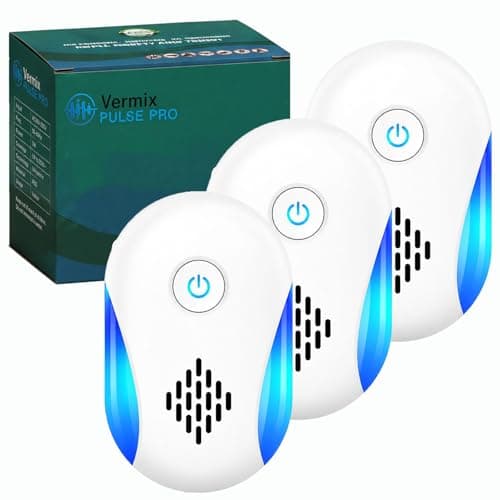 2026 New Vermix Pulse Pro, Triple-Mode & Electromagnetic Wall-Penetrating Technology, Up to 1600 Sq Ft, One Night Quick Effect,Ultra-Quiet Design, for Bedroom, Kitchen, Garage, Basement (3Pcs)