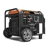 GENMAX Portable Inverter Generator, 6000W open frame Gas Powered High Speed Engine with Electric Start, Ultra Lightweight for Backup Home Use & Job Site，EPA Compliant (GM6000XiE)