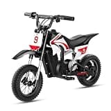 ECOLEAP K1 Kids Electric Dirt Bike, 36V, 700W, 16 MPH, 14-Mile, Ages 3-10 (Cherry Red)