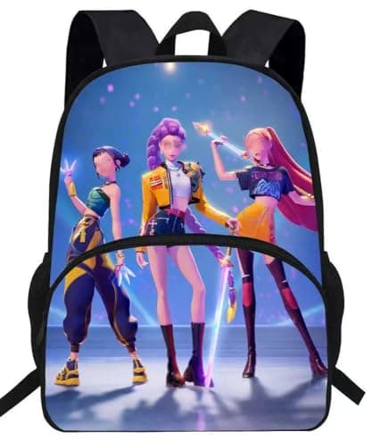 ZEYARUIBO 15.4 inch Demon hunters backpack (MULTICOLOR-3)