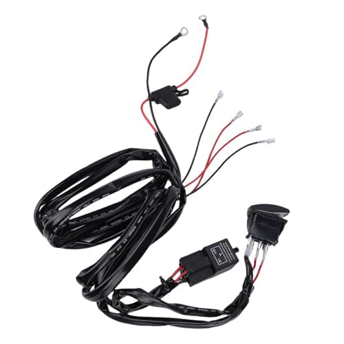 Aramox UTV Turn Signal Wiring Harness, Durable PVC, Easy Plug and Play, for and X3, 160W Power