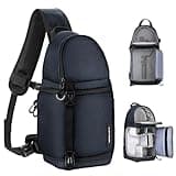 K&F CONCEPT Camera Sling Bag Crossbody Bag Camera Shoulder Backpack DSLR/SLR/Mirrorless Photography Bags Compatible with Canon/Nikon/Sony/Fuji/Gopro/DJI