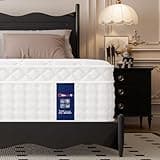 14 Inch Queen Hybrid Mattress in a Box, Plush Mattress with Gel Memory Foam & Individually Pocketed Springs, Pressure Relief & Motion Isolation, CertiPUR-US Certified, 100-Night Sleep Trial