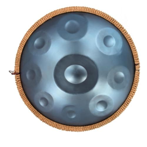 Steel Drums for Adults – 18-Inch 9-Note G Minor Handpan, Ethereal Metal Instrument for Yoga, Meditation & Performance, Includes Carry Bag & Stand