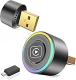 ZOUHOE Mini Wireless CarPlay Adapter for Apple iPhone - Upgrade Wired CarPlay to Wireless, One-Tap Multi-User Switch, Plug & Play, Fast Auto-Connect (iOS 10+)
