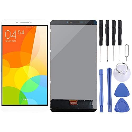 LCD Screen and Digitizer Full Assembly for Lenovo Tab 3 Plus TB-7703X TB-7703 ZA1K0070RU Durable (Color : White)