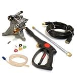 The ROP Shop 2800 PSI Vertical Aluminum Head Power Pressure Washer Water Pump, HIM-308653052, 2.3 GPM, 7/8" Shaft with Complete Spray Kit