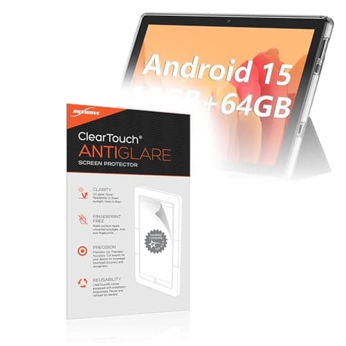 BoxWave Screen Protector Compatible With ECOPAD THTH-K12C Tablet (10.1 in) - ClearTouch Anti-Glare (2-Pack), Anti-Fingerprint Matte Film Skin