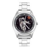 NTVOWPZO Three-Hand Analog Stainless Steel Watches for Men Easy Reader