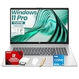 HP 17 inch Business Laptop, Intel 10-Core i5-1334U, 16GB RAM, 512GB SSD, 17.3" FHD Anti-Glare, Windows 11 Pro, Full-Size Backlit Keyboard, Fingerprint, Wi-Fi 6, HD Camera, w/Bundle - Silver
