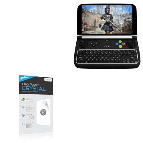 BoxWave Screen Protector Compatible with GPD Win 2 - ClearTouch Crystal (2-Pack), HD Film Skin - Shields from Scratches