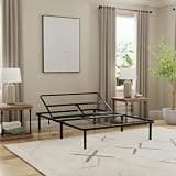 Peanu Twin Adjustable Bed Base, Head Only, Metal Frame, Black, 75 x 38 x 14 Inches