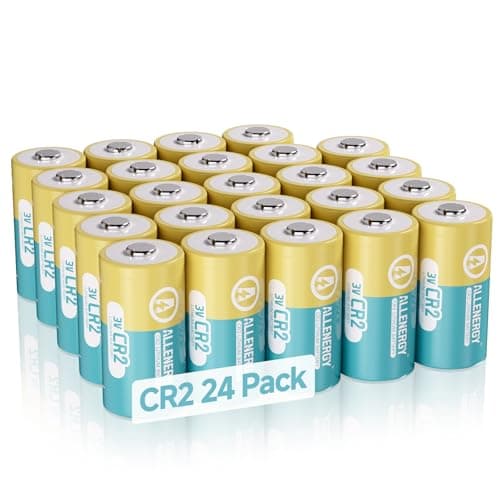 ALLENERGY CR2 Battery 24-Pack - Ultra-Long-Lasting CR2 3V Lithium Battery, Suitable for Rangefinders, Cameras, Flashlights, Etc，Clearance Special